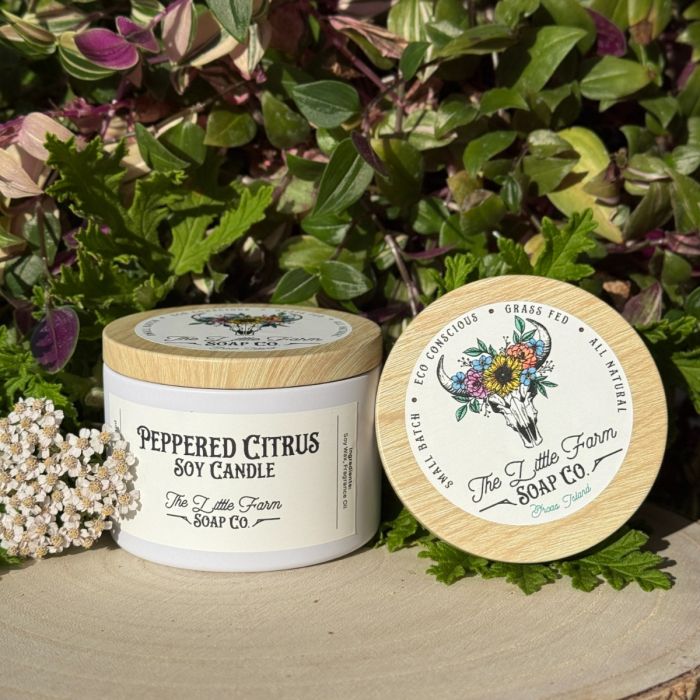 Soy Candle - Peppered Citrus