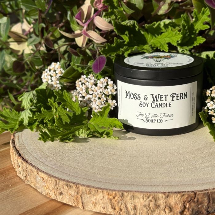 Soy Candle - Moss and Wet Fern
